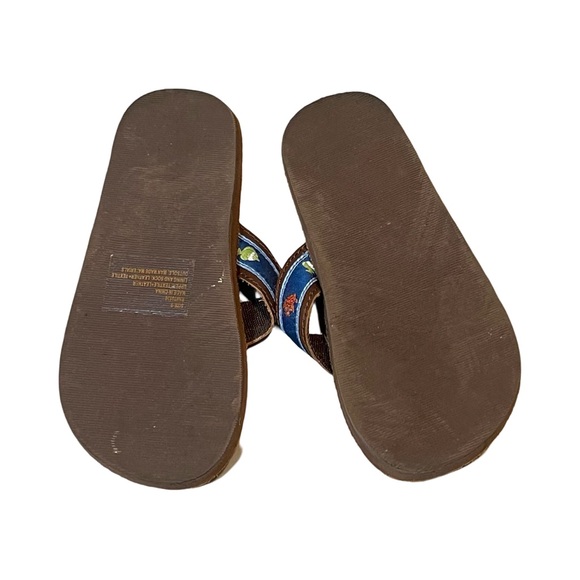 Janie and Jack School of Fish Flip Flops Sandals 9 - Picture 3 of 3